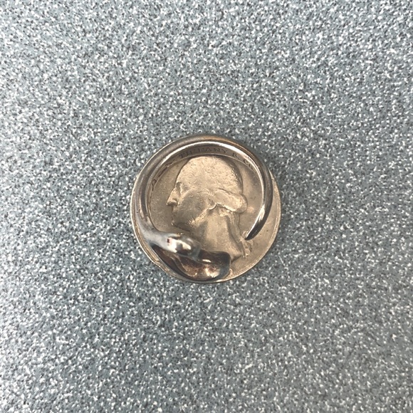 Tiffany & Co Elsa Peretti Silver Open Heart Ring - Picture 8 of 8